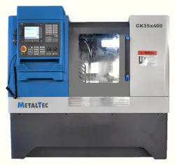 Токарный станок c ЧПУ с горизонтальной станиной MetalTec CK 35×400 (ПРОМ)